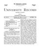 University Record, Vol. 5, No. 23, September 7, 1900