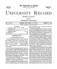 University Record, Vol. 5, No. 29, October 19, 1900