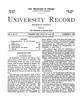 University Record, Vol. 5, No. 31, November 2, 1900