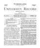 University Record, Vol. 5, No. 32, November 9, 1900