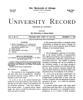 University Record, Vol. 5, No. 37, December 14, 1900