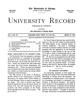 University Record, Vol. 5, No. 50, March 15, 1901