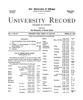 University Record, Vol. 5, No. 52, March 29, 1901