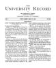 University Record, Vol. 6, No. 50, March 19, 1902