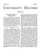 University Record, Vol. 7, No. 3, 1921