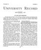 University Record, Vol. 7, No. 5, September 1902