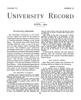 University Record, Vol. 7, No. 12, April 1903