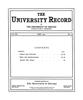 University Record, Vol. 8, No. 2, June 1903
