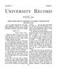 University Record, Vol. 9, No. 4, August 1904