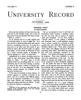 University Record, Vol. 10, No. 2, October 1905