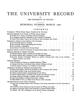 University Record, Vol. 10, No. 5, March 1906