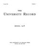 University Record, Vol. 12, No. 3, 1908