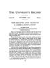 University Record (New Series), Vol. 13, No. 4, October 1927
