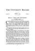 University Record (New Series), Vol. 15, No. 2, April 1929