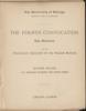 University of Chicago Convocation Programs, October 2, 1893