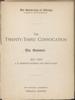 University of Chicago Convocation Programs, July 1, 1898