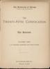 University of Chicago Convocation Programs, October 1, 1898