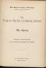 University of Chicago Convocation Programs, March 17, 1903