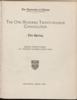 University of Chicago Convocation Programs, March 21, 1922