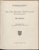 University of Chicago Convocation Programs, September 1, 1922