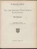 University of Chicago Convocation Programs, September 4, 1925
