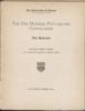 University of Chicago Convocation Programs, August 31, 1928