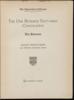 University of Chicago Convocation Programs, August 29, 1930