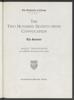 University of Chicago Convocation Programs, August 29, 1958
