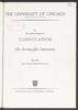 University of Chicago Convocation Programs, May 5, 1967