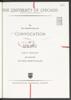 University of Chicago Convocation Programs, June 14, 1974, Session 1