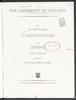 University of Chicago Convocation Programs, June 9, 1978, Session 1