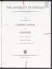 University of Chicago Convocation Programs, August 28, 1987, Session 1