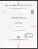 University of Chicago Convocation Programs, March 17, 1989