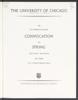 University of Chicago Convocation Programs, June 8, 1990, Session 2
