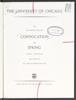 University of Chicago Convocation Programs, June 14, 1991, Session 1