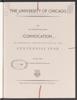 University of Chicago Convocation Programs, October 3, 1991