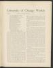 University of Chicago Weekly, February 11, 1893