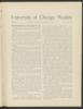 University of Chicago Weekly, February 18, 1893