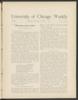 University of Chicago Weekly, March 11, 1893