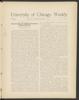University of Chicago Weekly, March 18, 1893