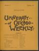 University of Chicago Weekly, February 15, 1894