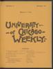 University of Chicago Weekly, March 8, 1894