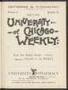 University of Chicago Weekly, July 5, 1894