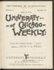 University of Chicago Weekly, July 12, 1894
