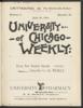 University of Chicago Weekly, July 26, 1894