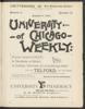 University of Chicago Weekly, August 9, 1894