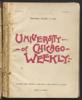 University of Chicago Weekly, October 6, 1898
