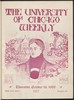 University of Chicago Weekly, October 18, 1900