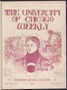 University of Chicago Weekly, October 25, 1900