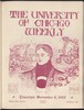 University of Chicago Weekly, November 8, 1900